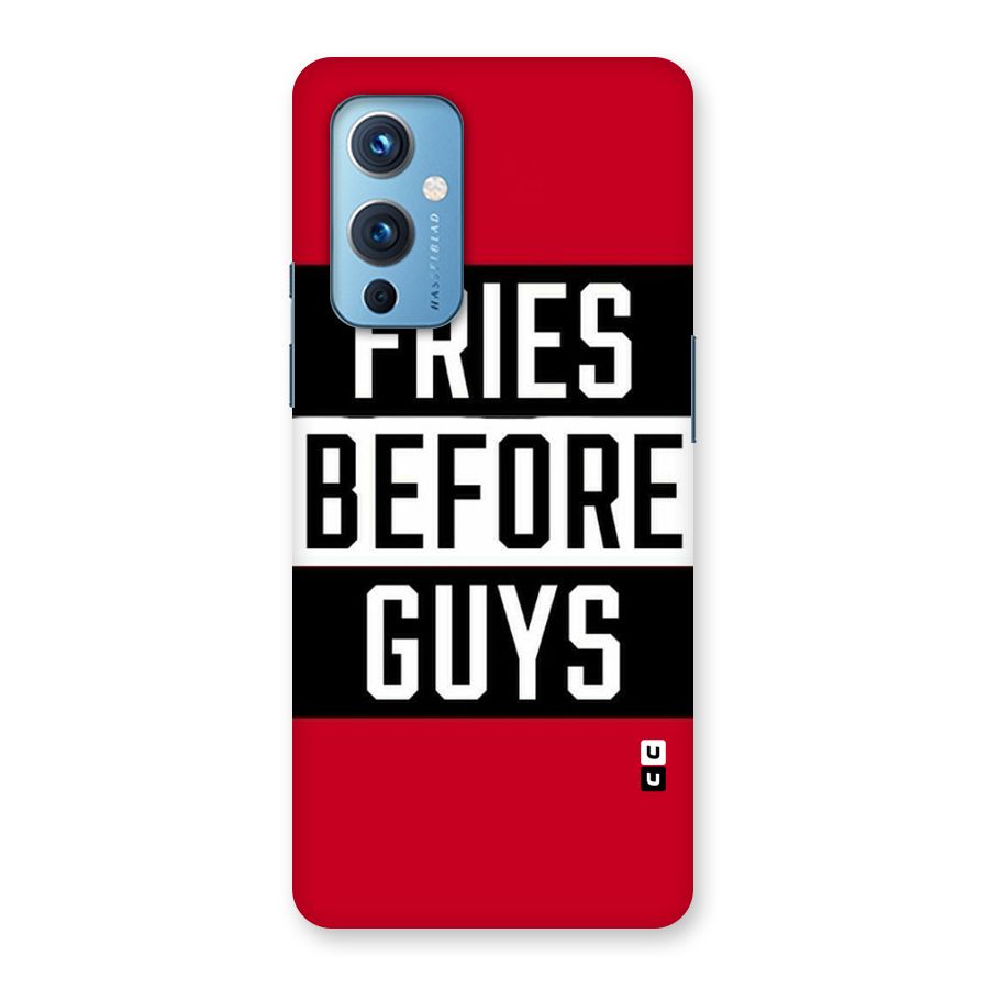 Fries Love Stripes Back Case for OnePlus 9