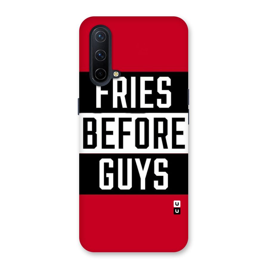 Fries Love Stripes Back Case for OnePlus Nord CE 5G