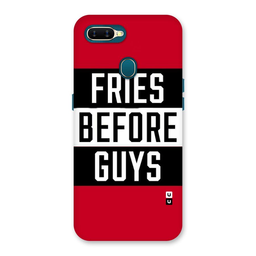 Fries Love Stripes Back Case for Oppo A11k