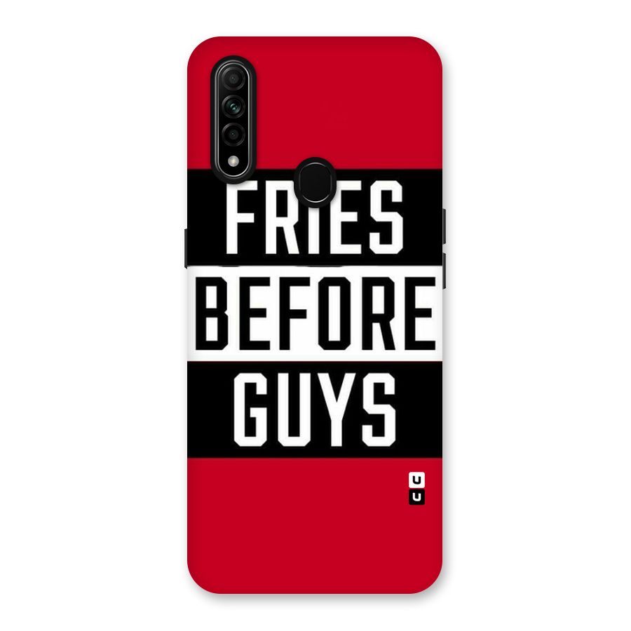 Fries Love Stripes Back Case for Oppo A31