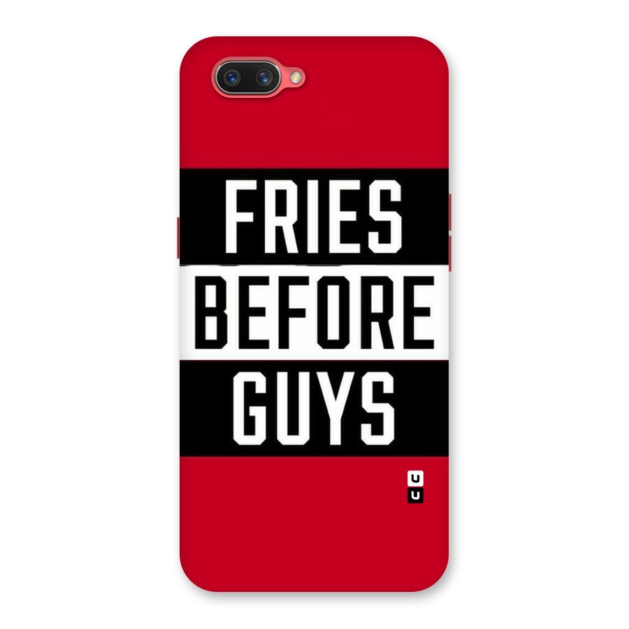 Fries Love Stripes Back Case for Oppo A3s