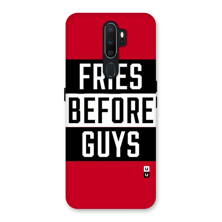Fries Love Stripes Back Case for Oppo A5 (2020)