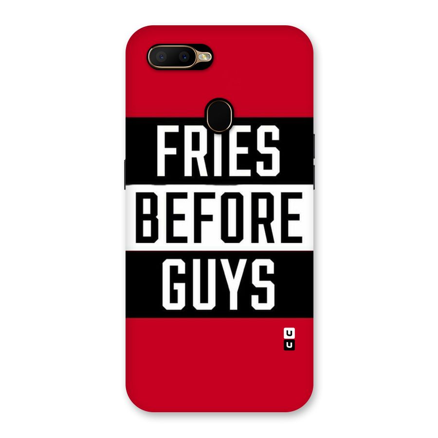 Fries Love Stripes Back Case for Oppo A5s