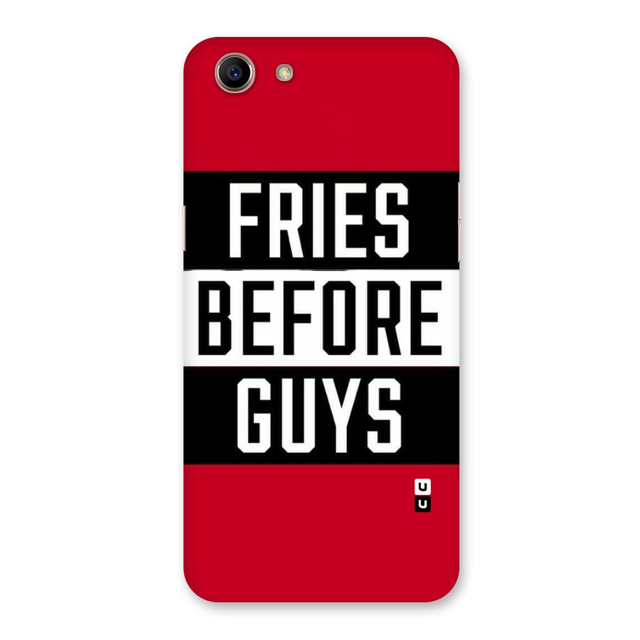 Fries Love Stripes Back Case for Oppo A83 (2018)