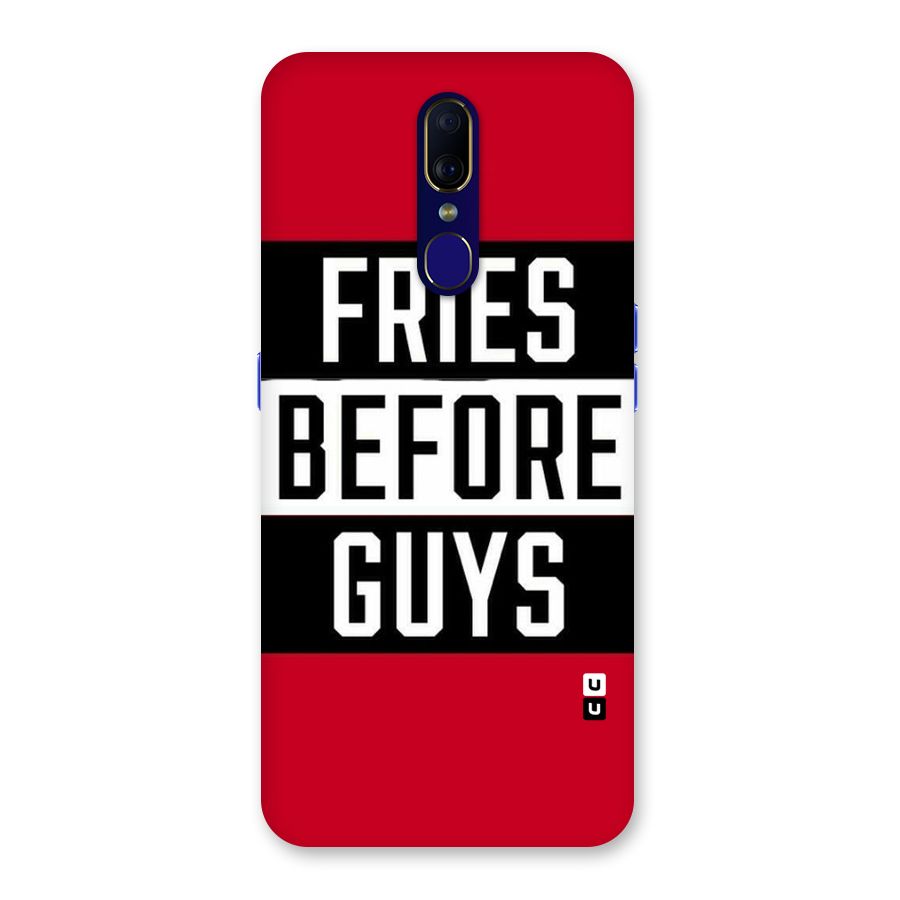 Fries Love Stripes Back Case for Oppo A9