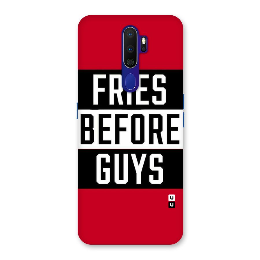 Fries Love Stripes Back Case for Oppo A9 (2020)