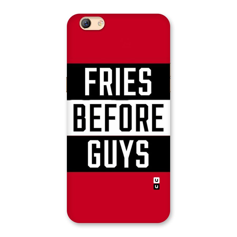Fries Love Stripes Back Case for Oppo F3 Plus