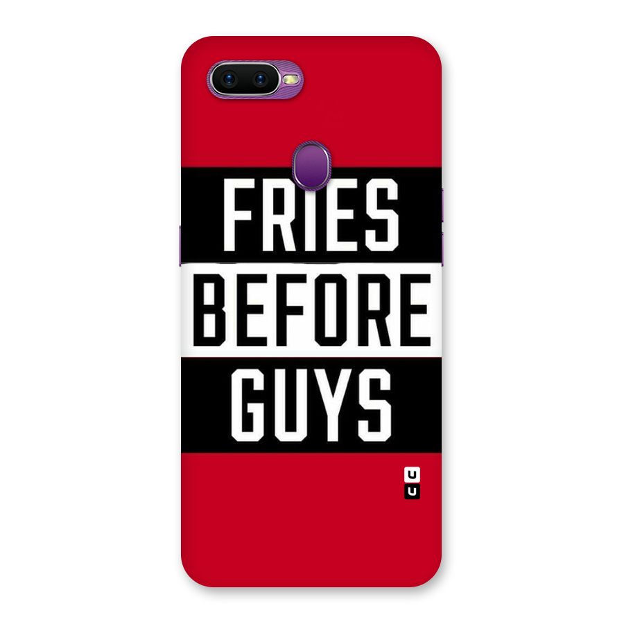 Fries Love Stripes Back Case for Oppo F9