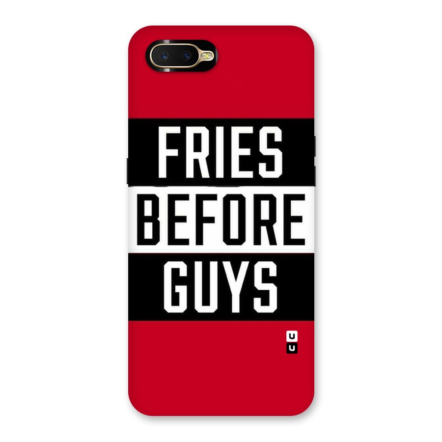 Fries Love Stripes Back Case for Oppo K1