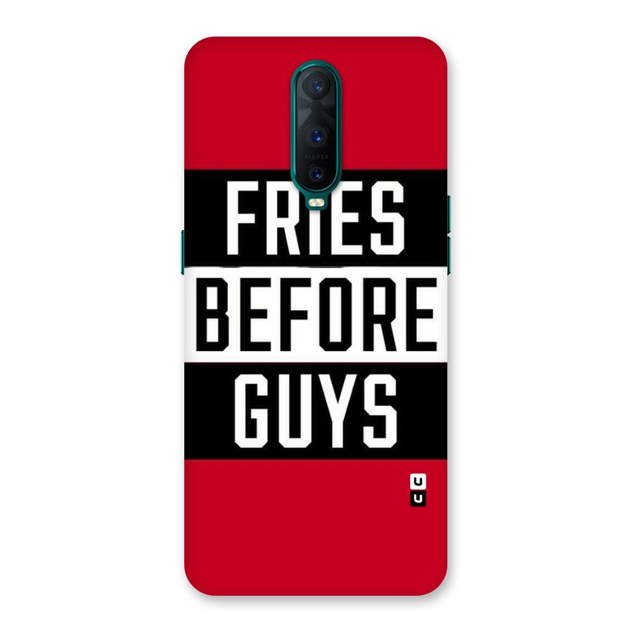Fries Love Stripes Back Case for Oppo R17 Pro