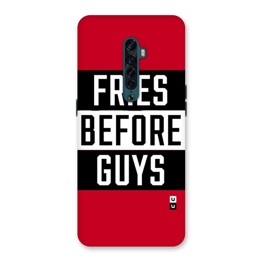 Fries Love Stripes Back Case for Oppo Reno2