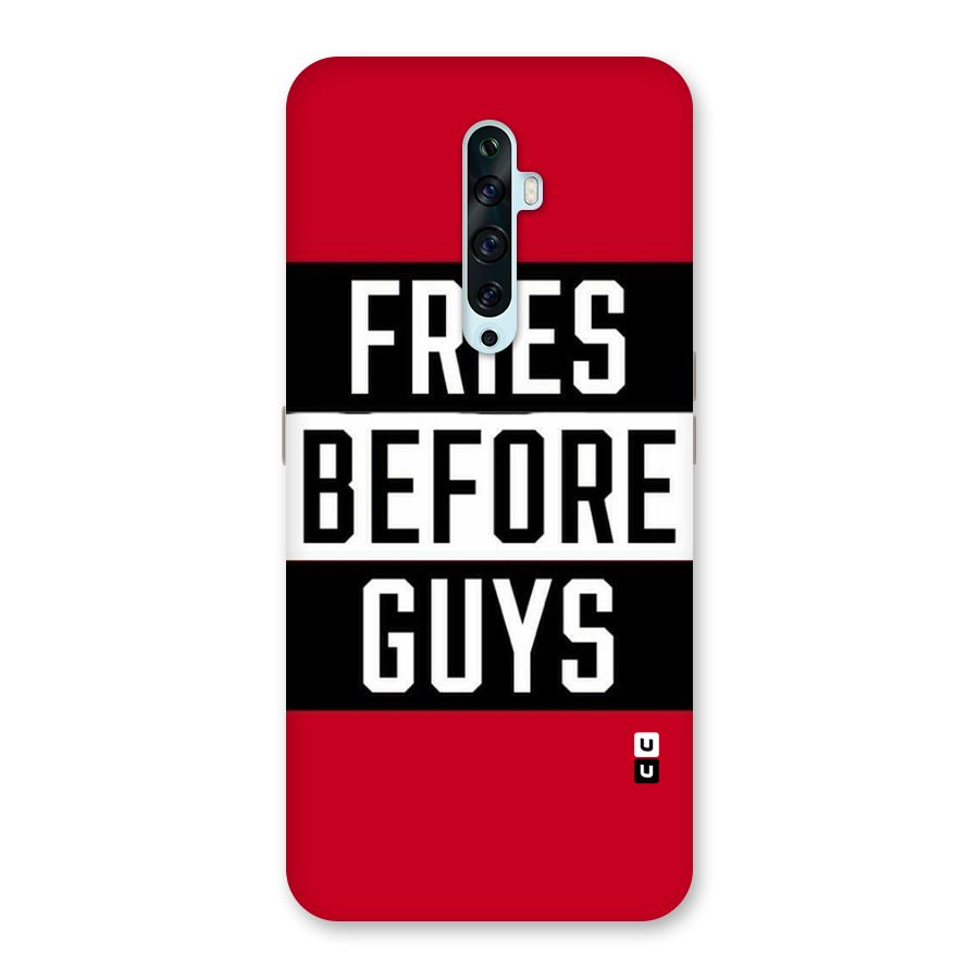 Fries Love Stripes Back Case for Oppo Reno2 Z