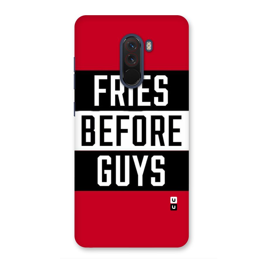 Fries Love Stripes Back Case for Poco F1
