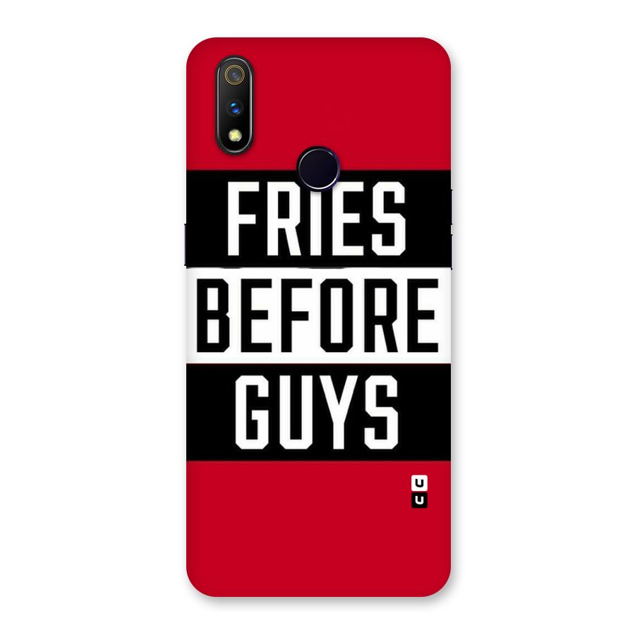 Fries Love Stripes Back Case for Realme 3 Pro