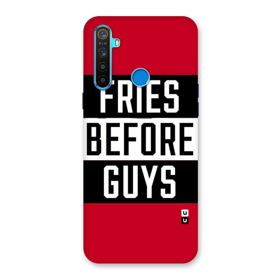 Fries Love Stripes Back Case for Realme 5