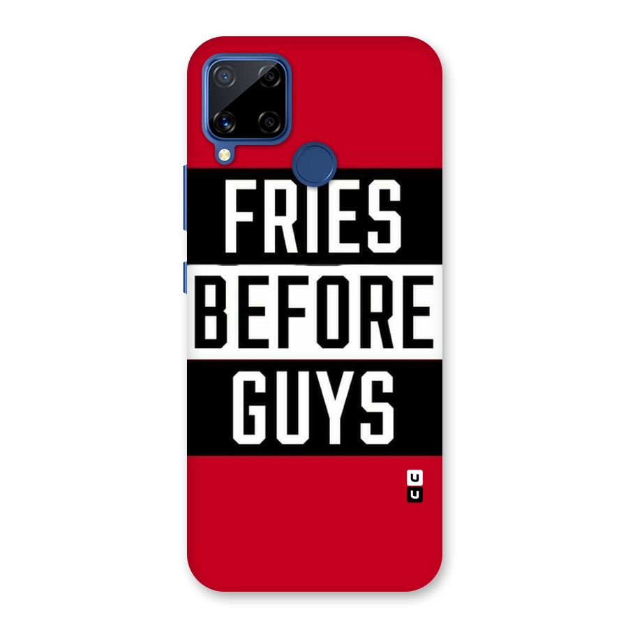 Fries Love Stripes Back Case for Realme Narzo 30A