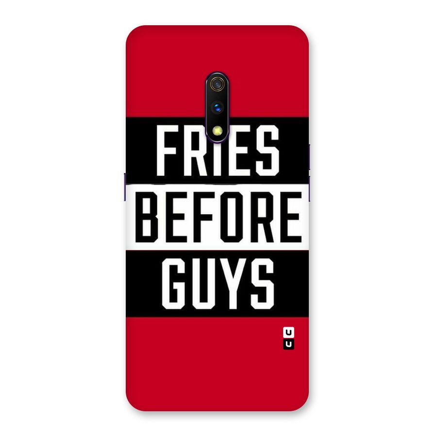 Fries Love Stripes Back Case for Realme X