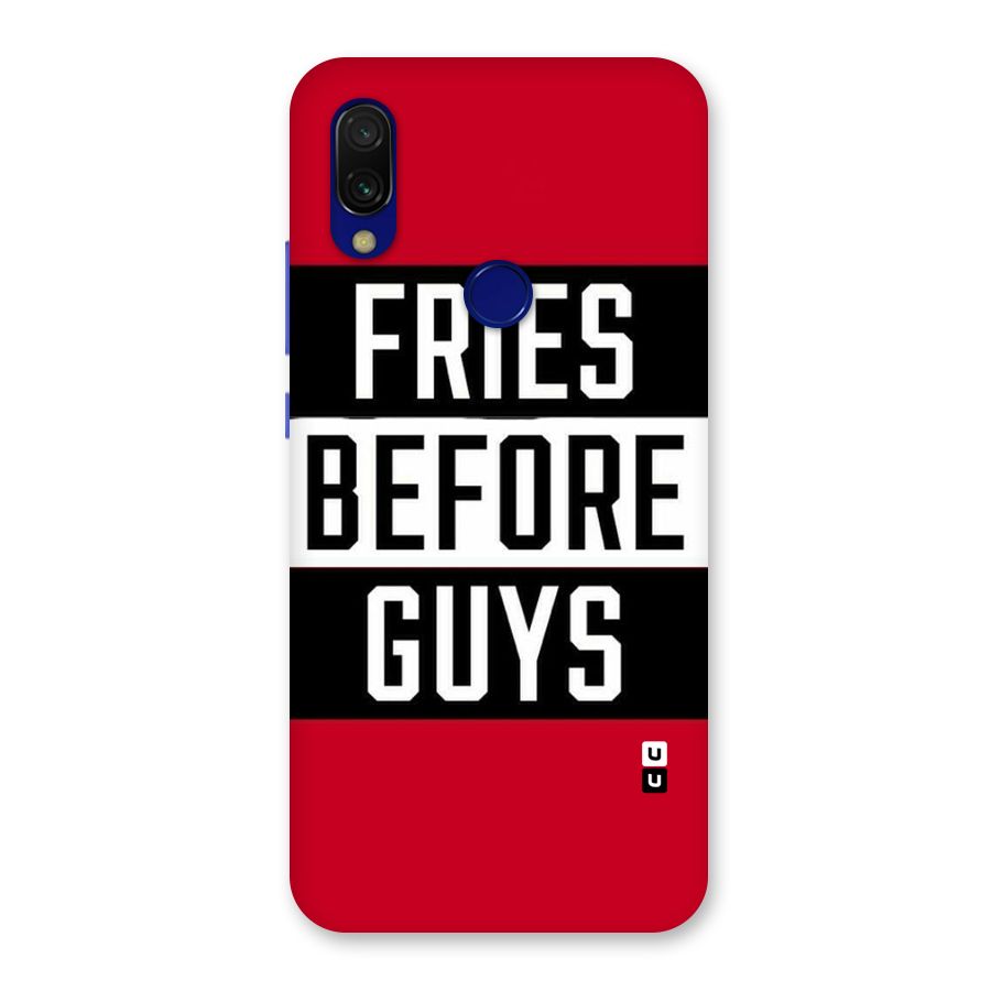 Fries Love Stripes Back Case for Redmi 7