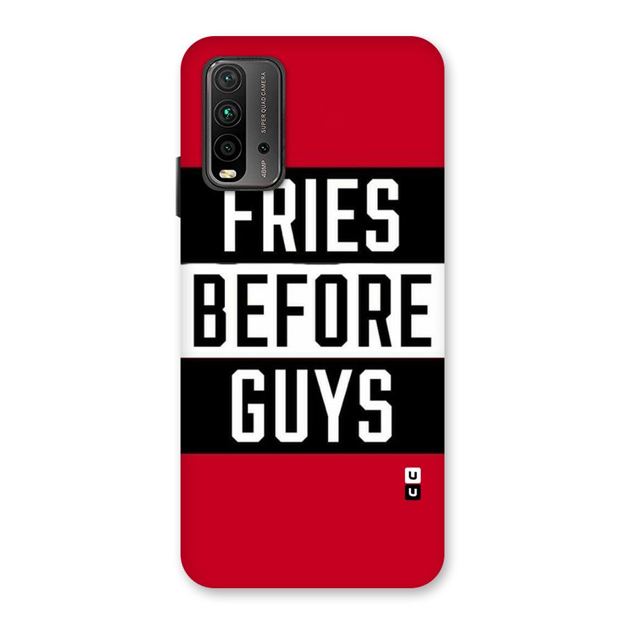 Fries Love Stripes Back Case for Redmi 9 Power