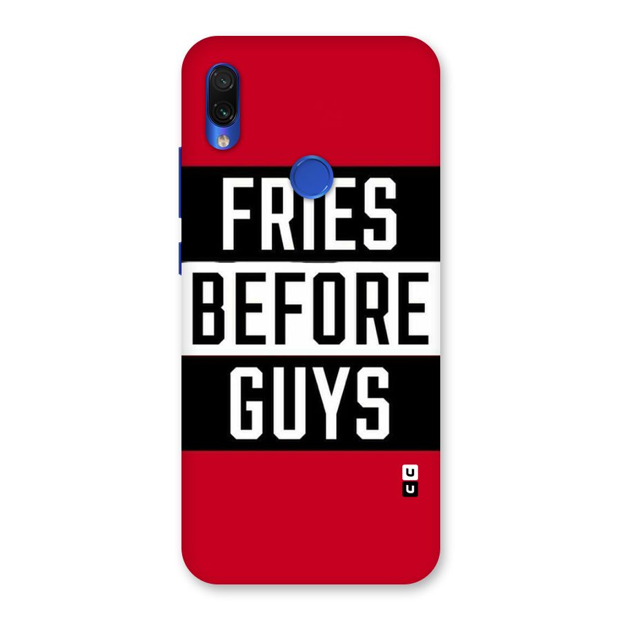 Fries Love Stripes Back Case for Redmi Note 7S