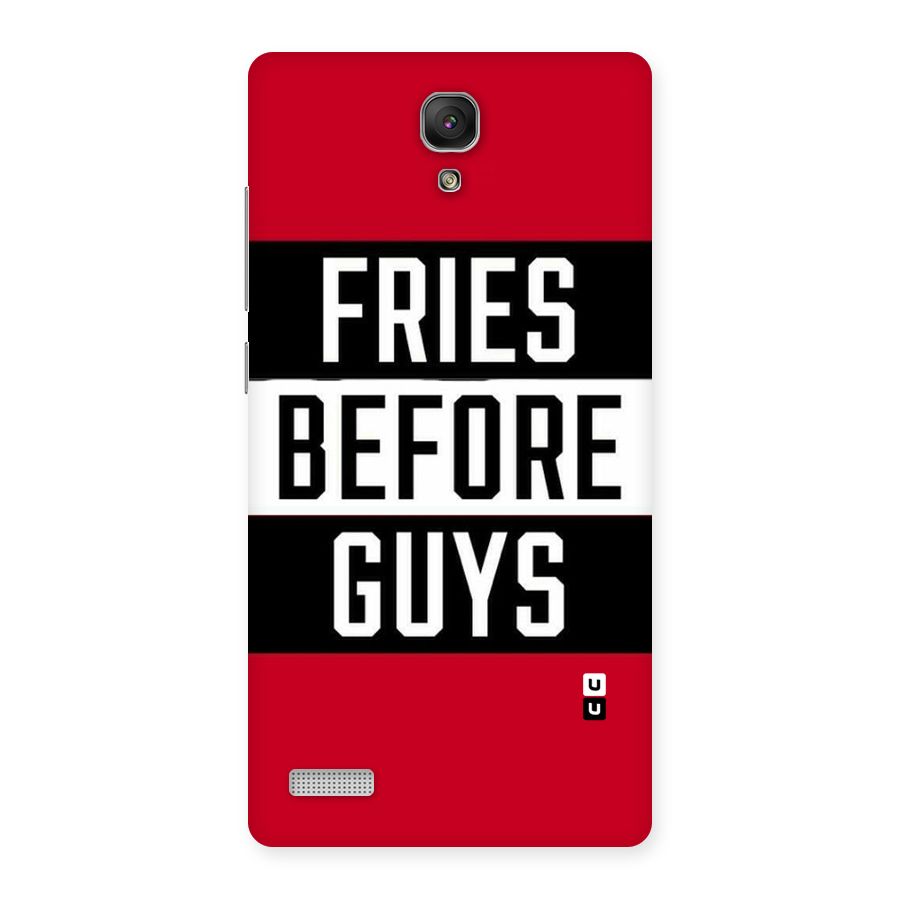 Fries Love Stripes Back Case for Redmi Note Prime