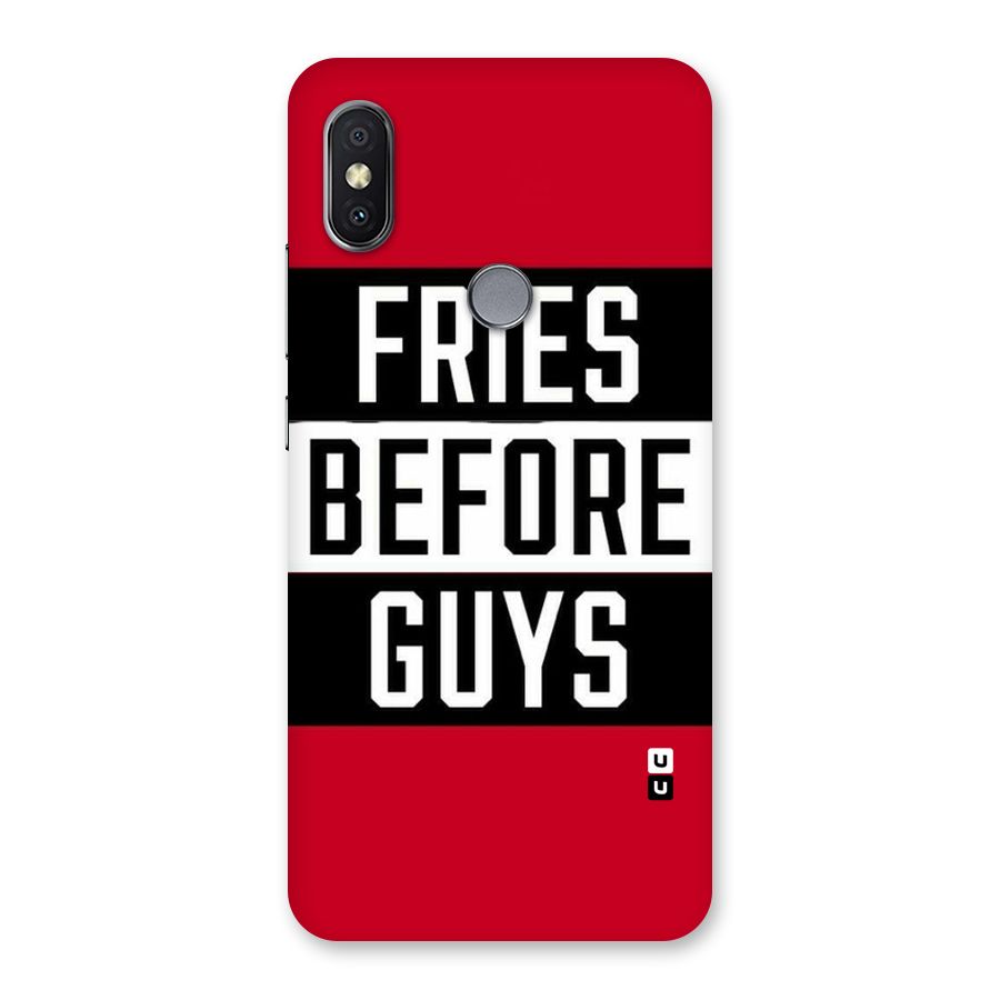 Fries Love Stripes Back Case for Redmi Y2