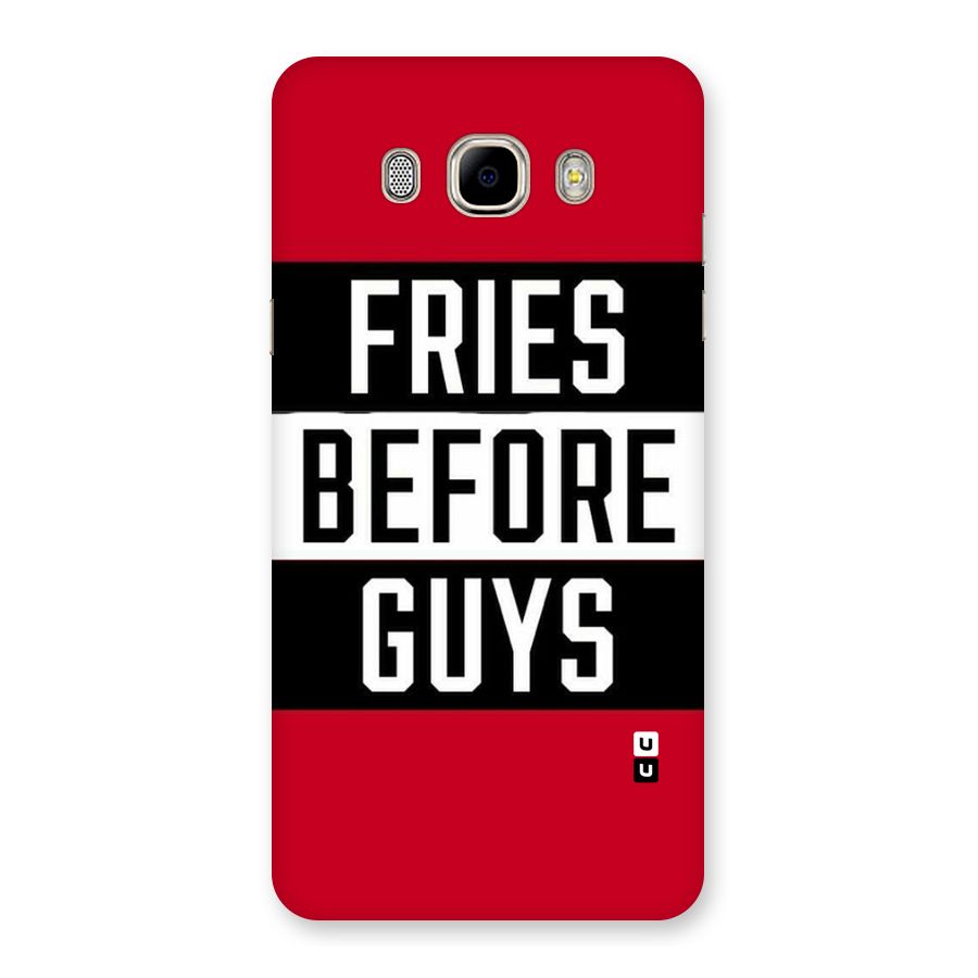 Fries Love Stripes Back Case for Samsung Galaxy J7 2016