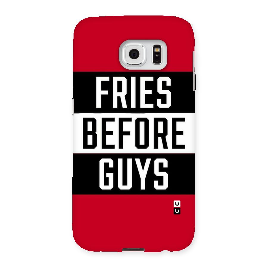 Fries Love Stripes Back Case for Samsung Galaxy S6