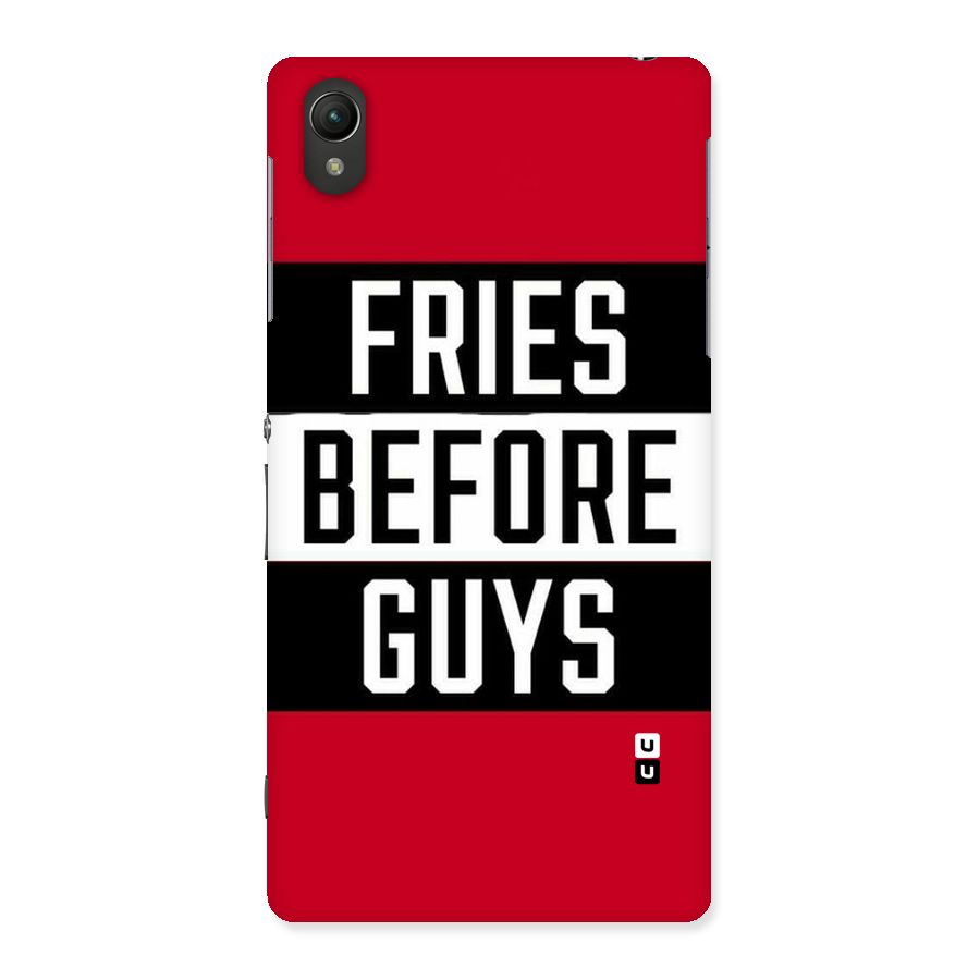 Fries Love Stripes Back Case for Sony Xperia Z2