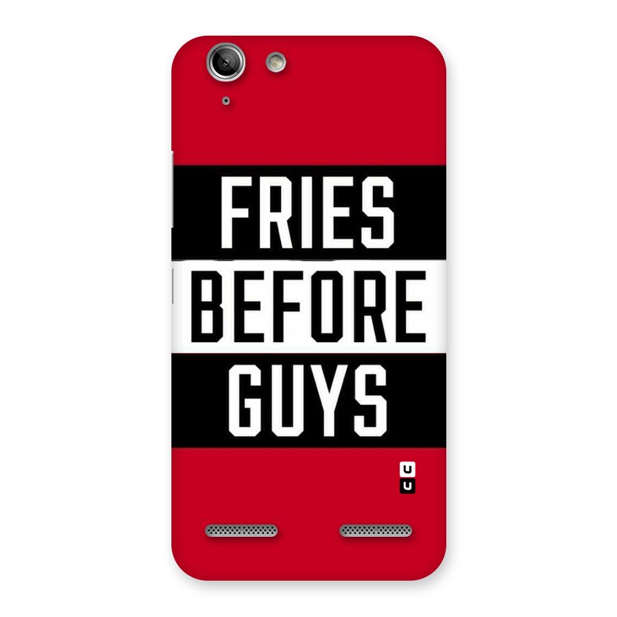 Fries Love Stripes Back Case for Vibe K5 Plus