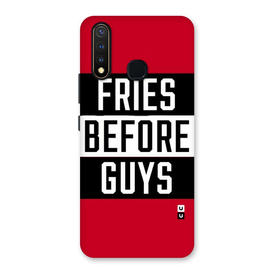 Fries Love Stripes Back Case for Vivo U20