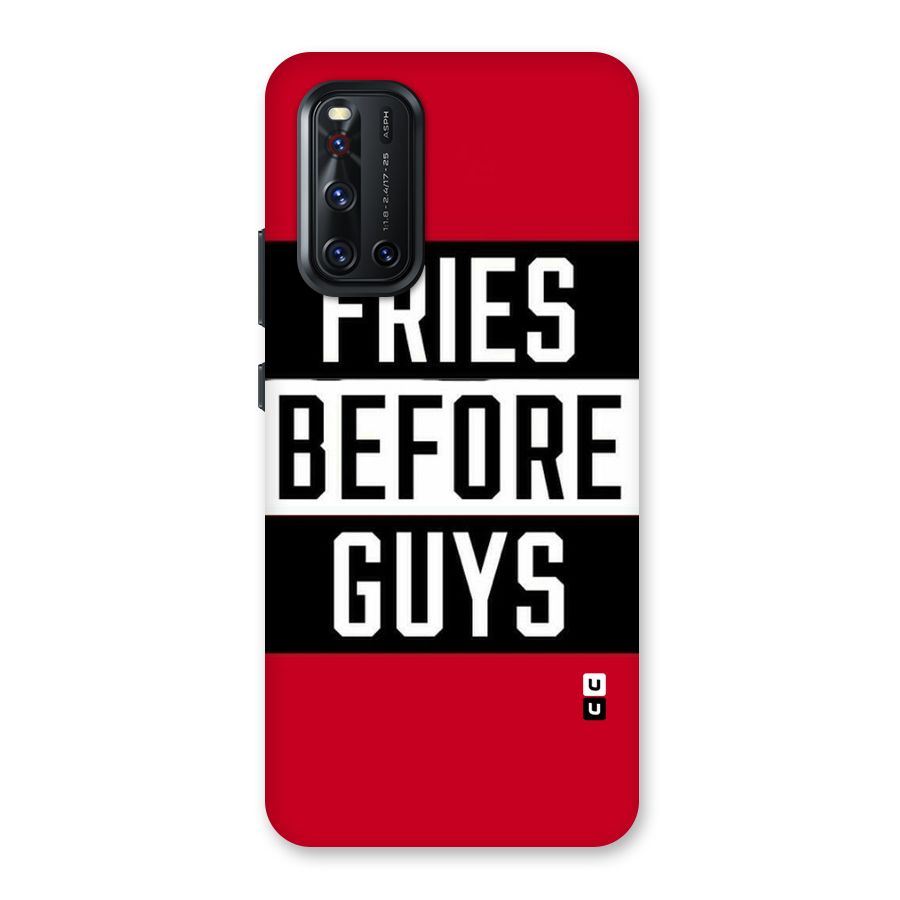 Fries Love Stripes Back Case for Vivo V19