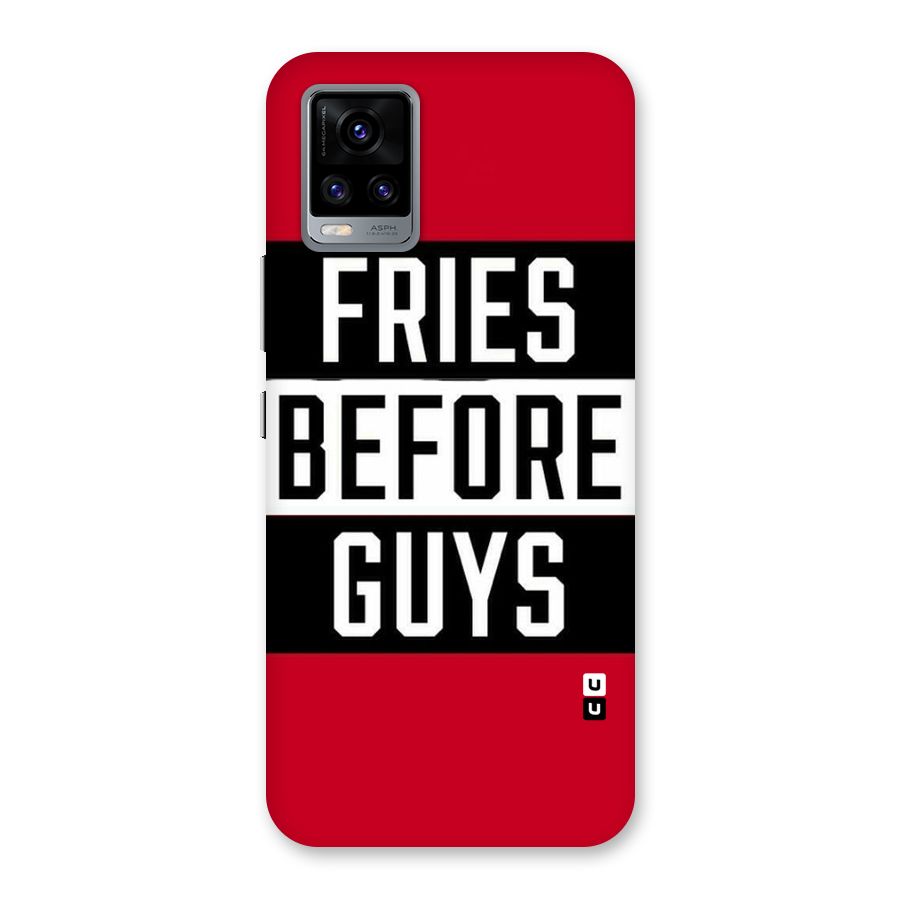 Fries Love Stripes Back Case for Vivo V20