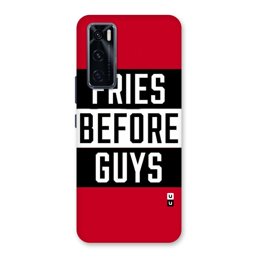 Fries Love Stripes Back Case for Vivo V20 SE