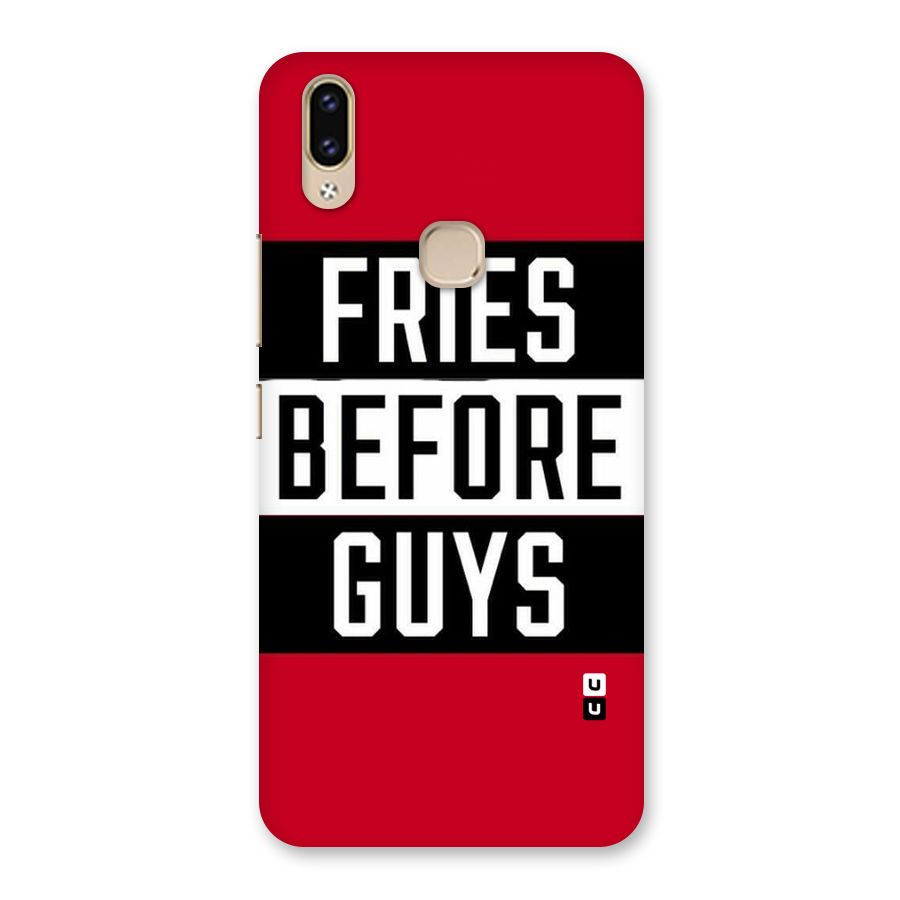 Fries Love Stripes Back Case for Vivo V9 Youth
