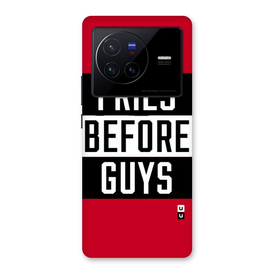 Fries Love Stripes Back Case for Vivo X80