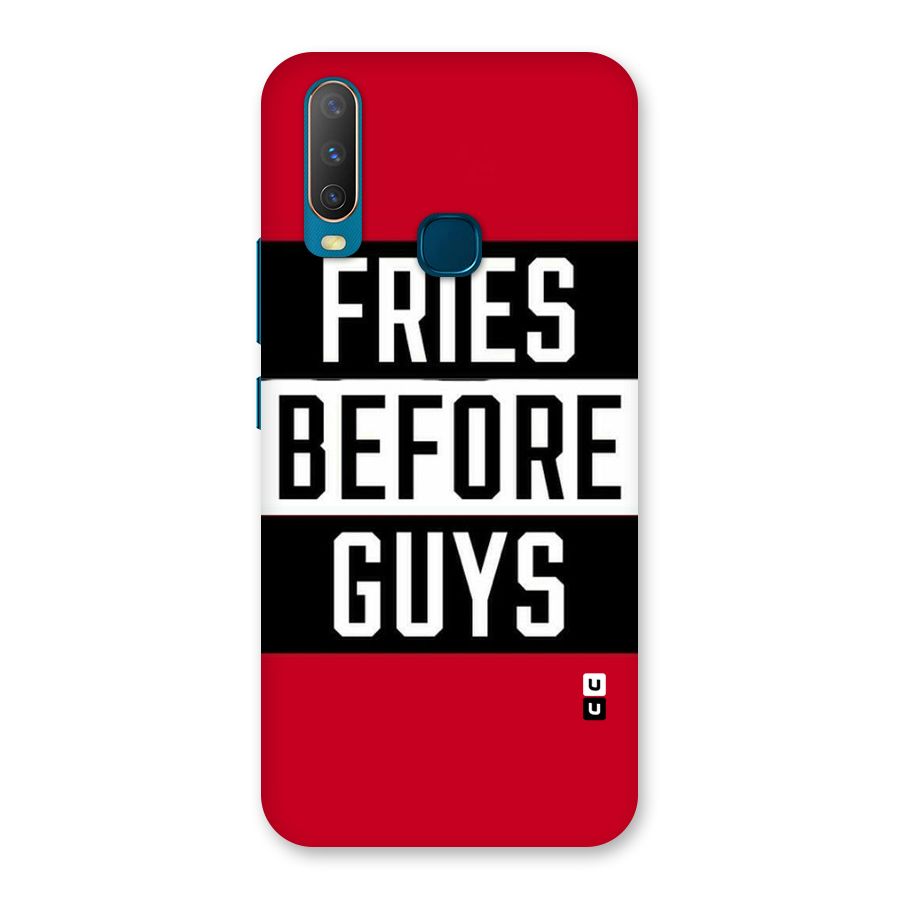 Fries Love Stripes Back Case for Vivo Y17