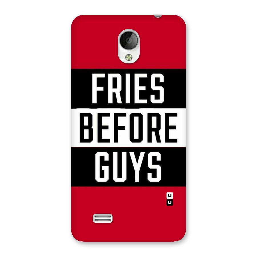Fries Love Stripes Back Case for Vivo Y21