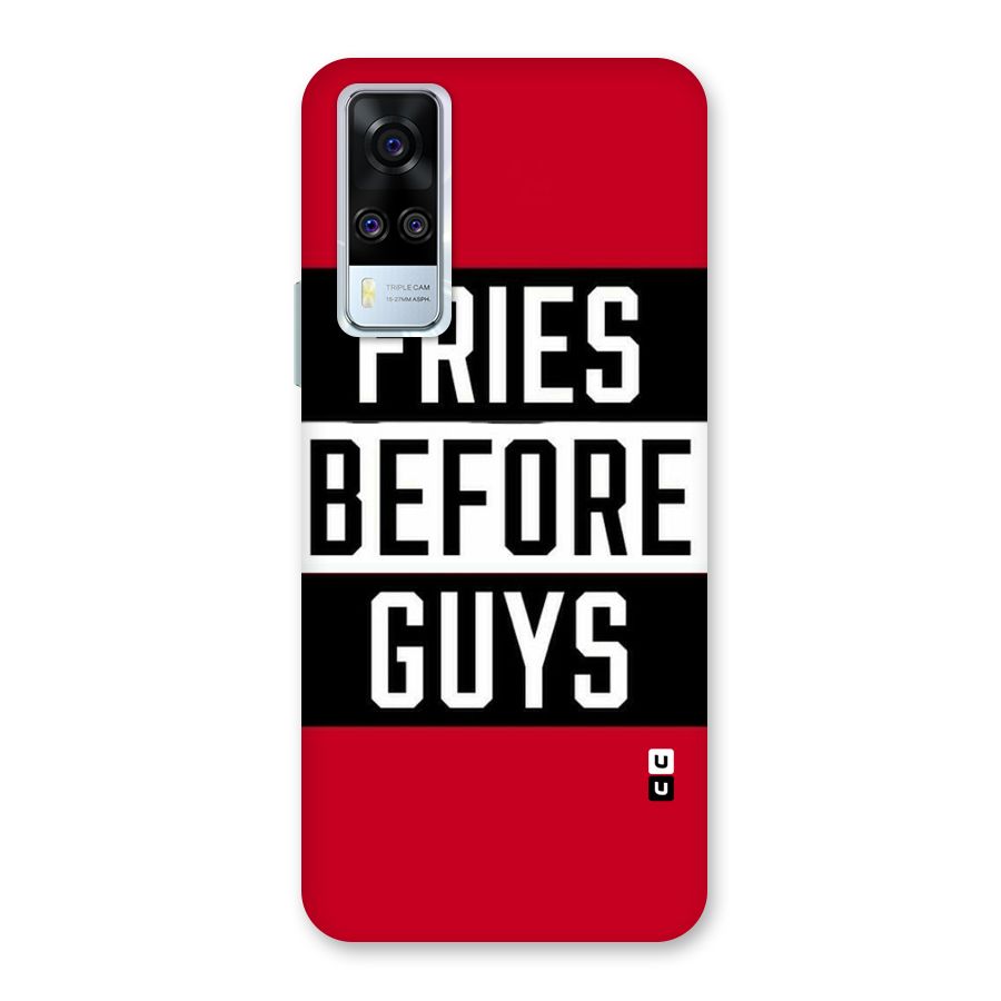 Fries Love Stripes Back Case for Vivo Y31
