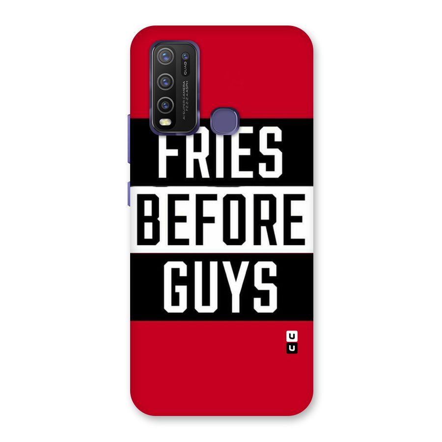 Fries Love Stripes Back Case for Vivo Y50