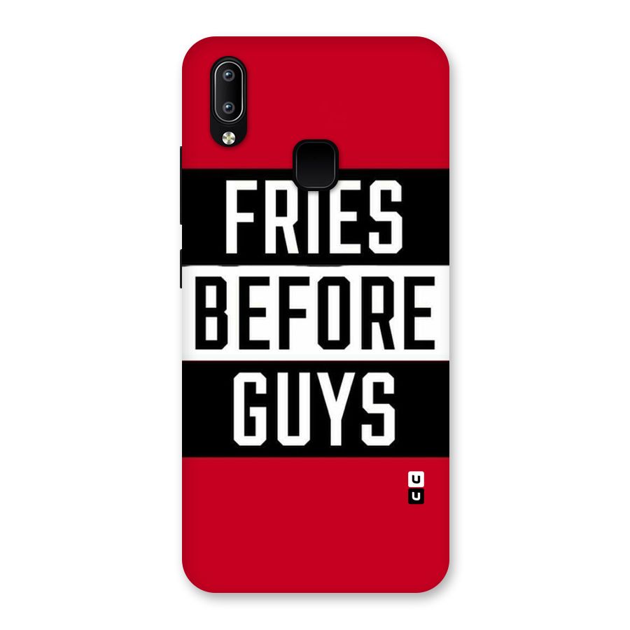 Fries Love Stripes Back Case for Vivo Y93
