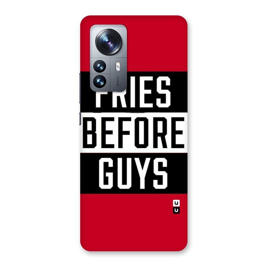 Fries Love Stripes Back Case for Xiaomi 12 Pro