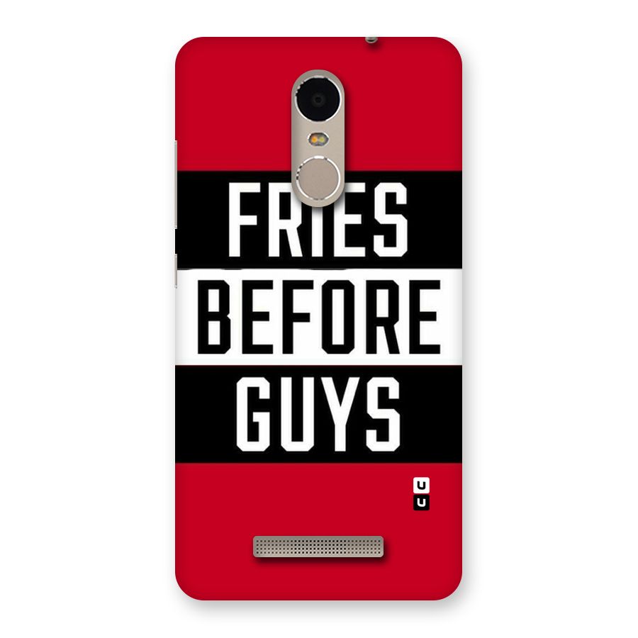 Fries Love Stripes Back Case for Xiaomi Redmi Note 3