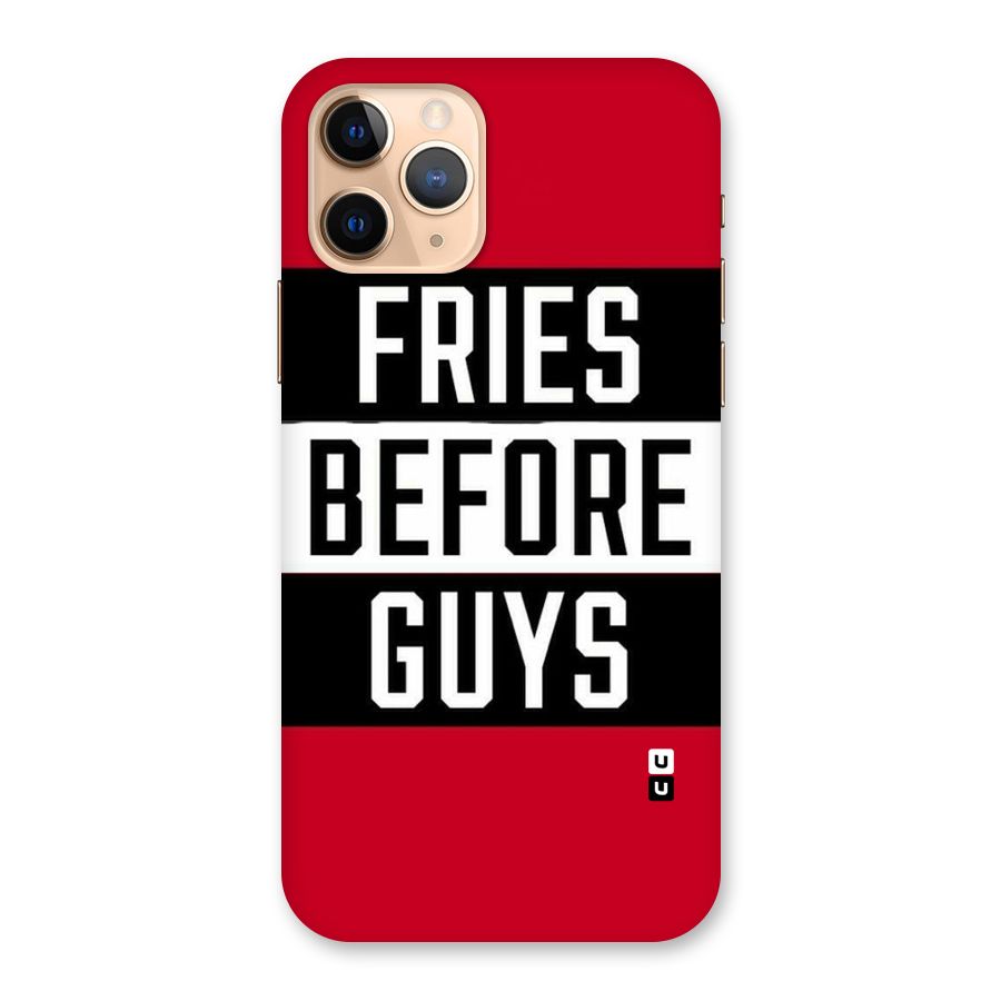 Fries Love Stripes Back Case for iPhone 11 Pro
