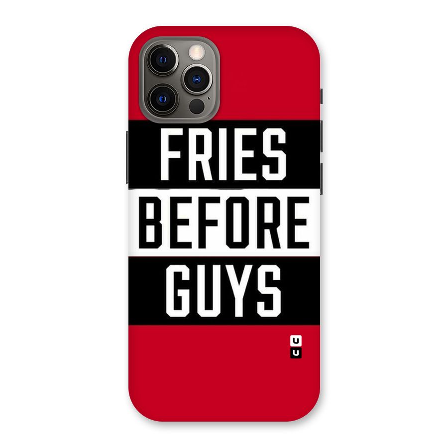 Fries Love Stripes Back Case for iPhone 12 Pro
