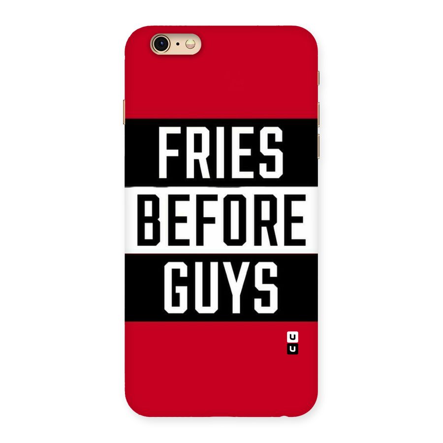 Fries Love Stripes Back Case for iPhone 6 Plus 6S Plus