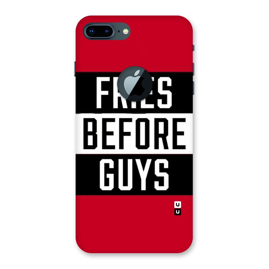 Fries Love Stripes Back Case for iPhone 7 Plus Logo Cut