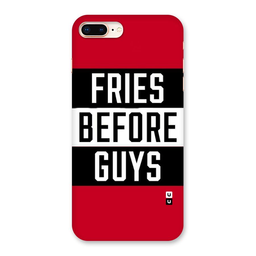 Fries Love Stripes Back Case for iPhone 8 Plus