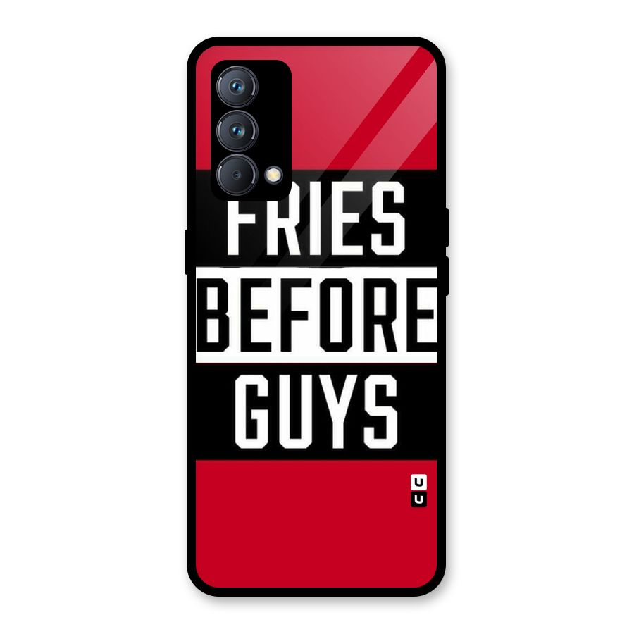 Fries Love Stripes Glass Back Case for Realme GT Master Edition