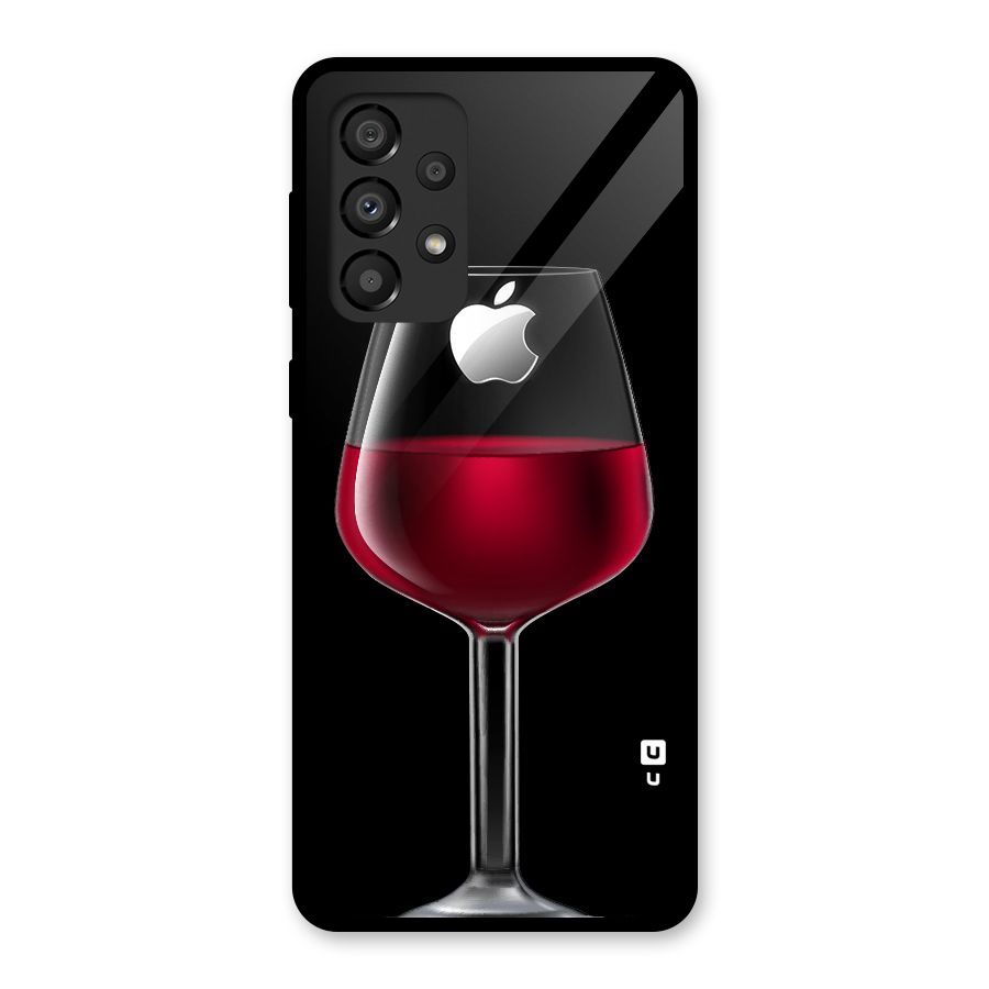 Fruit Printed Design Glass Back Case for Galaxy A33 5G